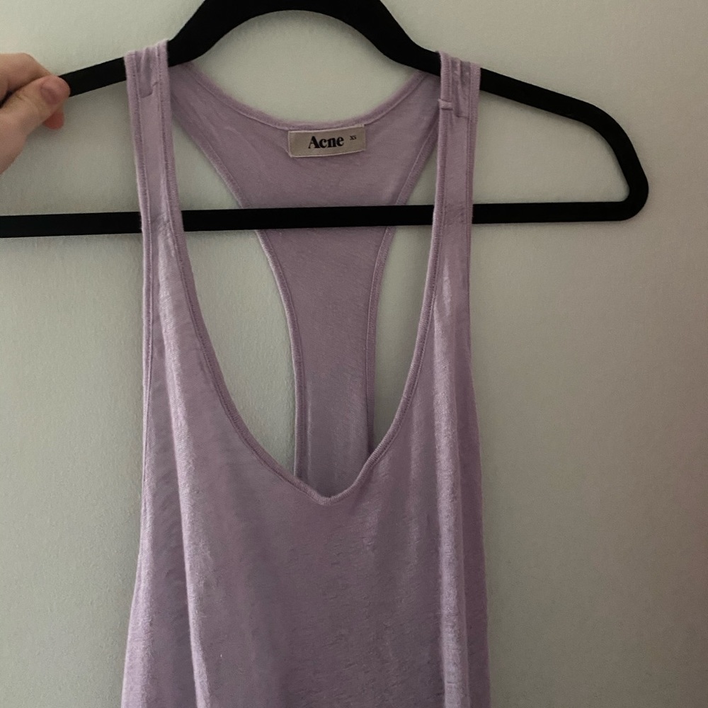 Acne Studios Linen Tank Top XS